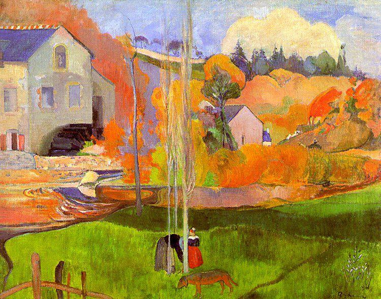 Breton Landscape, Paul Gauguin